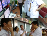 医院领导深入临床科室开展党的群众路线教育实践活动的调研
暨“三甲”复评现场工作检查

