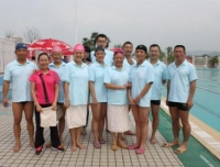 我院游泳健儿积极参加四川省卫生系统运动会