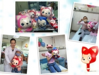暖暖爱心度六一
                       ——志愿者进入血液科系列报道
