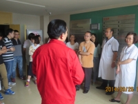 我院保卫部组织西部妇幼医学研究院工作人员进行消防培训