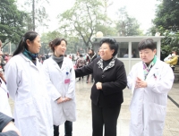四川省卫生和计划生育委员会副主任张祖芸来我院督导分级诊疗工作
