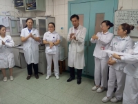 儿童感染科进行手卫生培训