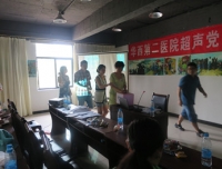 重温革命光辉历史 再筑党风廉政意识
--记超声支部大邑行