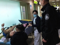 我院应急处置机动中队助人纪实