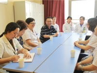 华西第二医院党委王素霞书记一行到上锦院区开展约谈和慰问