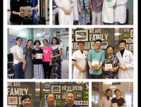 检验科为退休职工、标本运送人员、保洁人员送去“双节”慰问