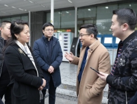 四川省卫生计生委到我院调研医院信息化建设及电子健康卡使用情况