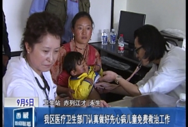 华益民教授率医疗队赴西藏救治先天性心脏病患儿