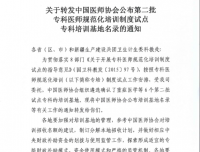 热烈祝贺我院成为国家专科医师规范化培训试点“新生儿围产期医学”专科培训基地
