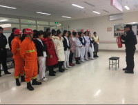 我院锦江院区开展1月消防疏散逃生演练