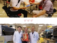 情系夕阳——
检验科为退休老师送去温暖