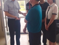 锦江区邱长宝副区长一行莅临我院锦江院区临时食堂观摩交流