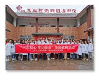 检验科党支部“不忘初心、牢记使命”主题教育系列活动
——“送医下乡”简阳市飞龙乡龙王村义诊行
