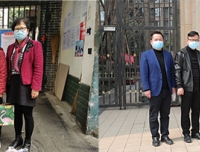 院领导分别带队看望慰问援鄂医疗队员的家属代表