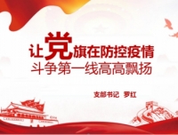 《让党旗在防控疫情斗争第一线高高飘扬》——超声科进行在线微党课学习及组织生活会