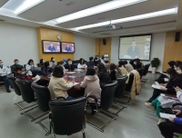 我院组织参加学校党史学习教育动员大会