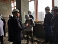 我院医学装备部召开反渗水系统项目现场勘察