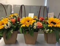 医患齐心 相伴同行——超声科收到患者花篮